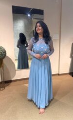 Panel Cut Gown