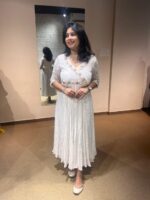 Self Embroidery Georgette Dress