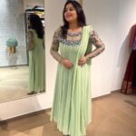 Pastel Green Anarkali