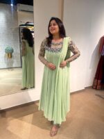 Pastel Green Anarkali