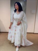 Applique Handwork Anarkali