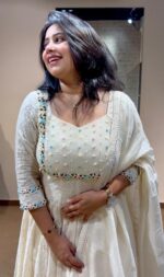 Hakoba Panel Cut Anarkali