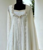 Offwhite Mirror work Handwork Suit - Image 2
