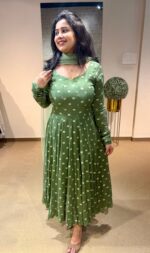 Dola Silk Anarkali - Image 3