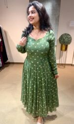 Dola Silk Anarkali - Image 2