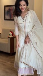 Premium Mul Chanderi Anarkali - Image 5