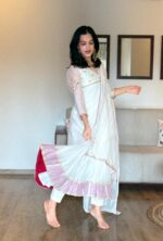 Premium Mul Chanderi Anarkali - Image 6