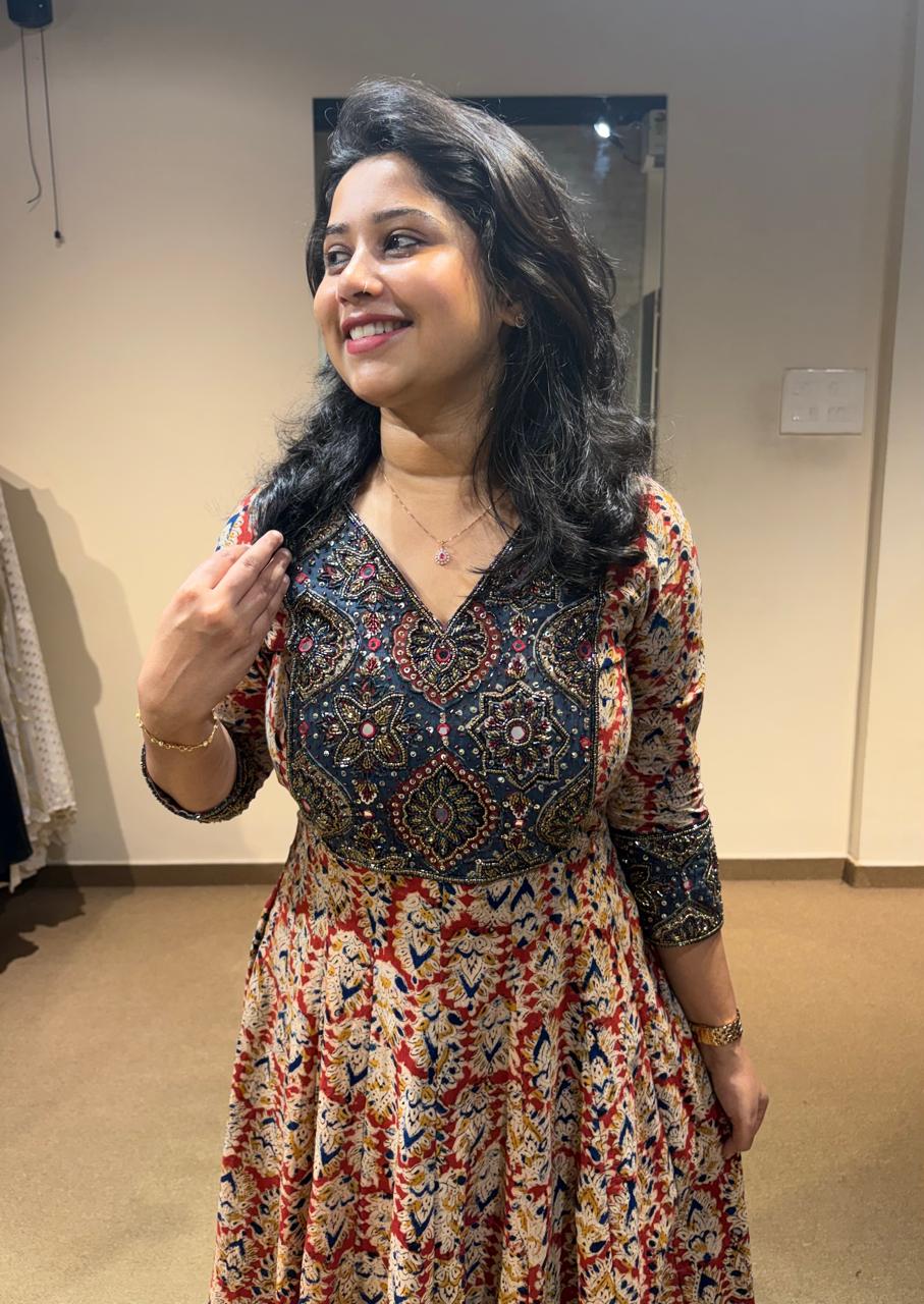 kkk1 Kalamkari Suit - Image 1
