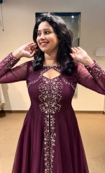 Grape Wine Designer Gown